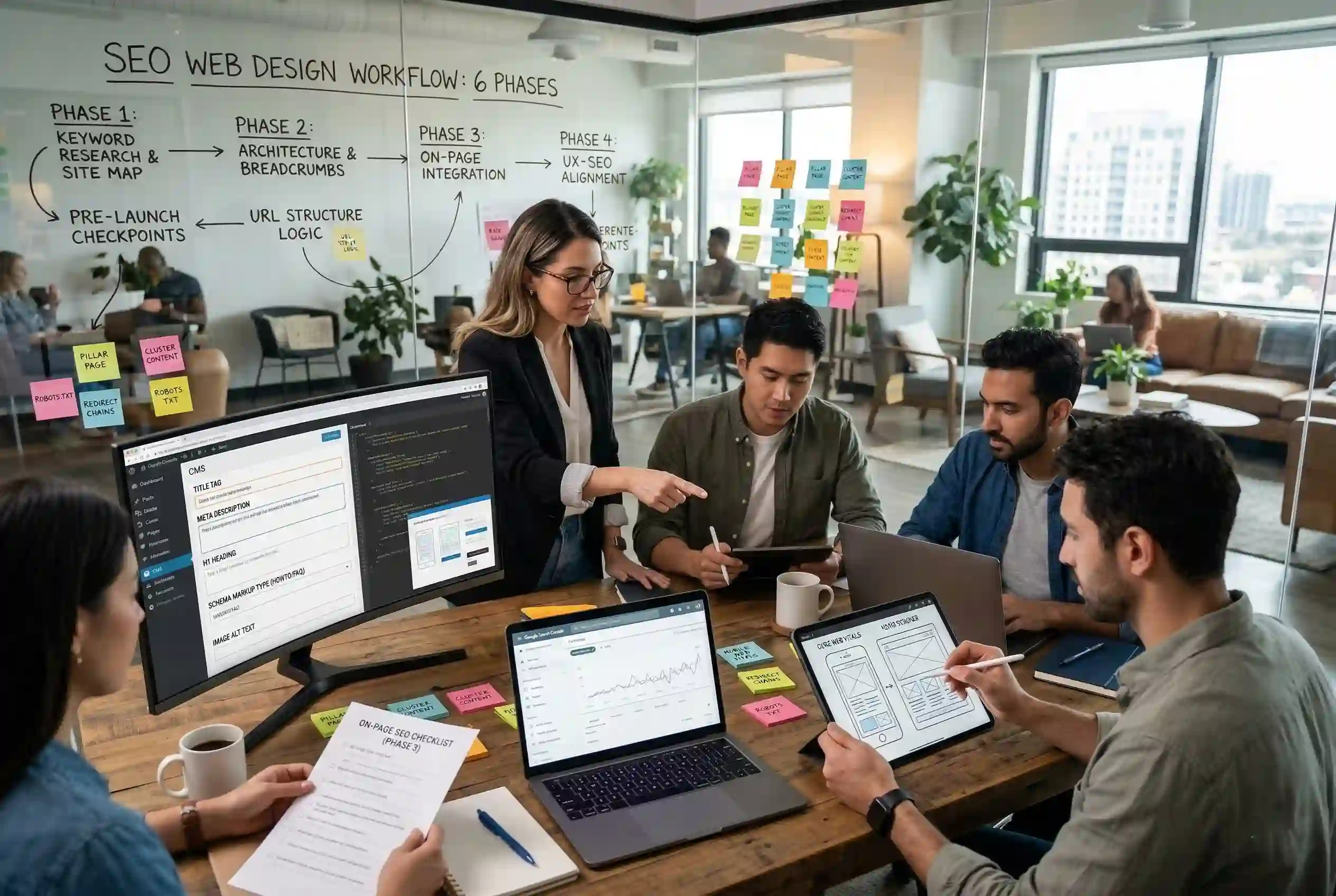 SEO Web Design Workflow for Digital Marketers